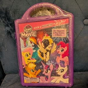 My Little Pony Movie Book & Magnetic Play Set - Purple
